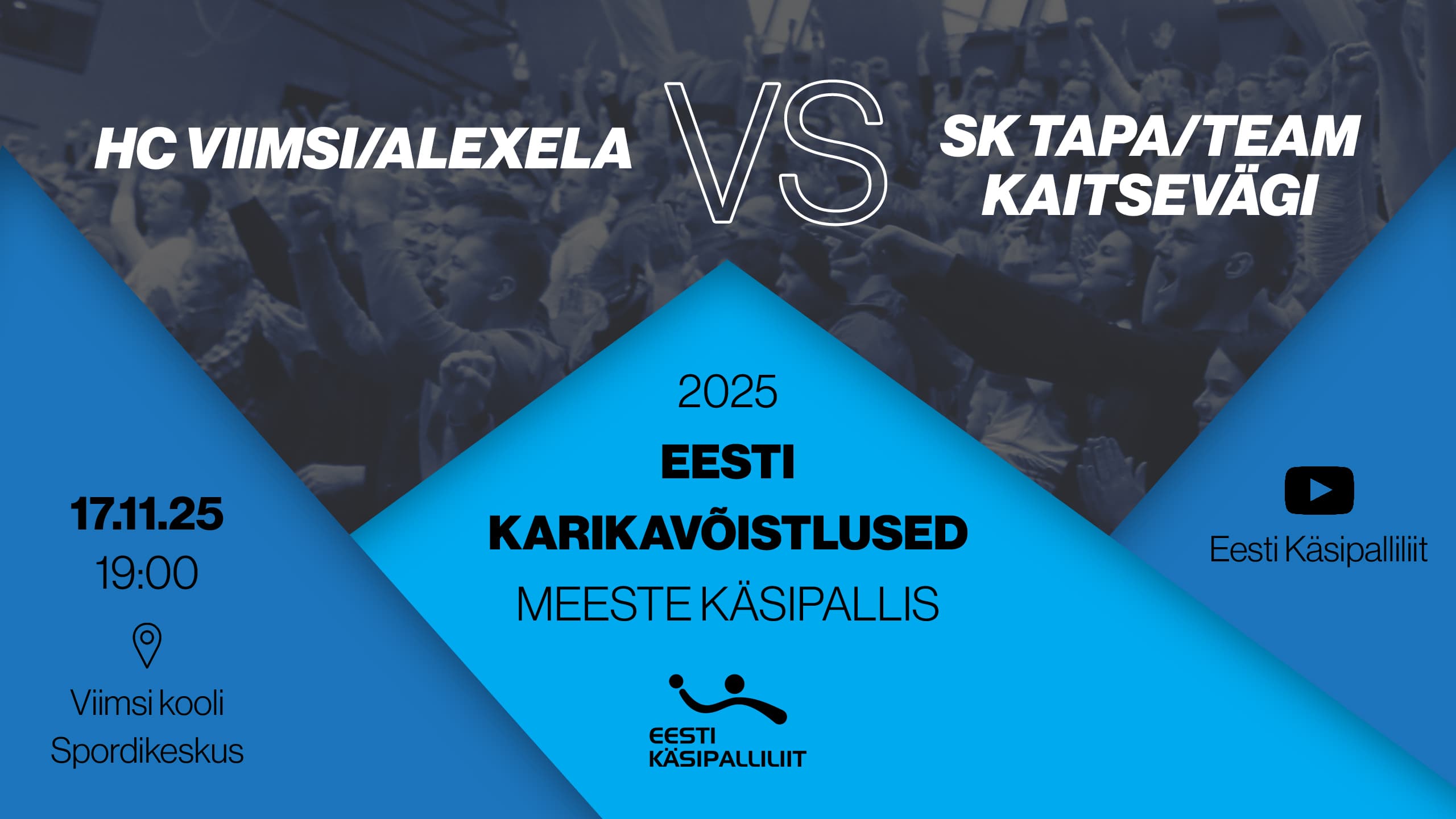 Vaata 2025 Eesti karikavõistluste meeste käsipalli kohtumist