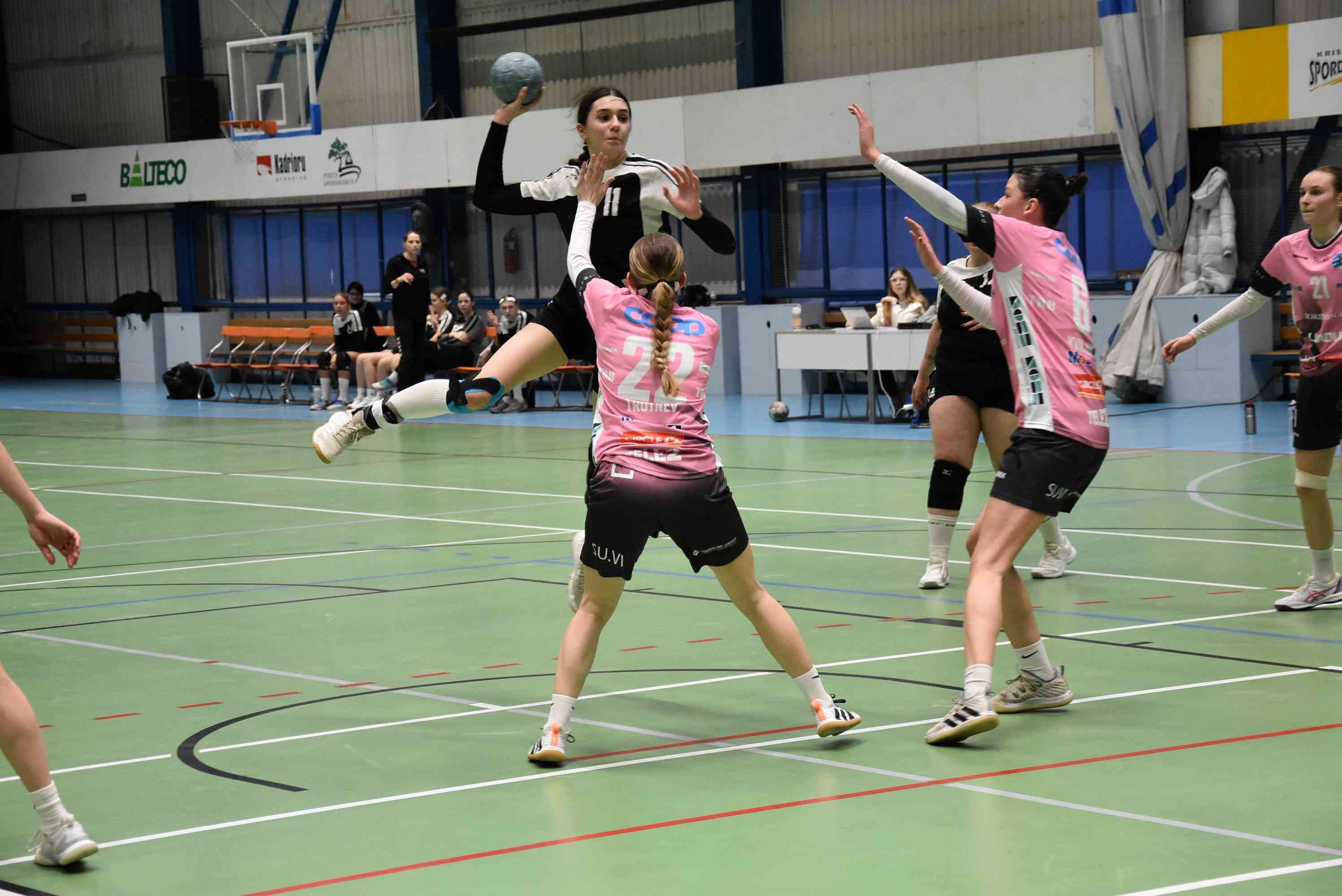 Käsipalliklubi Mella kindlustas võidu tütarlaste U18 karikavõistluste teises kohtumises