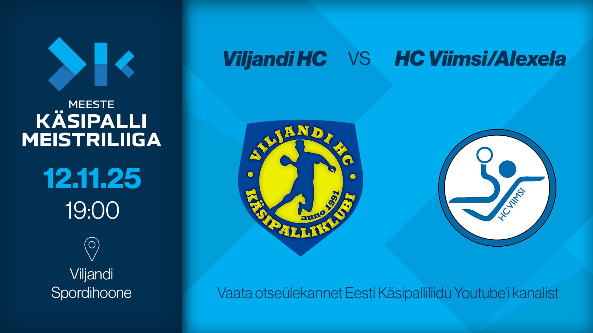 Vaata otse 2026 Eesti meistrivõistluste meeste meistriliiga kohtumist