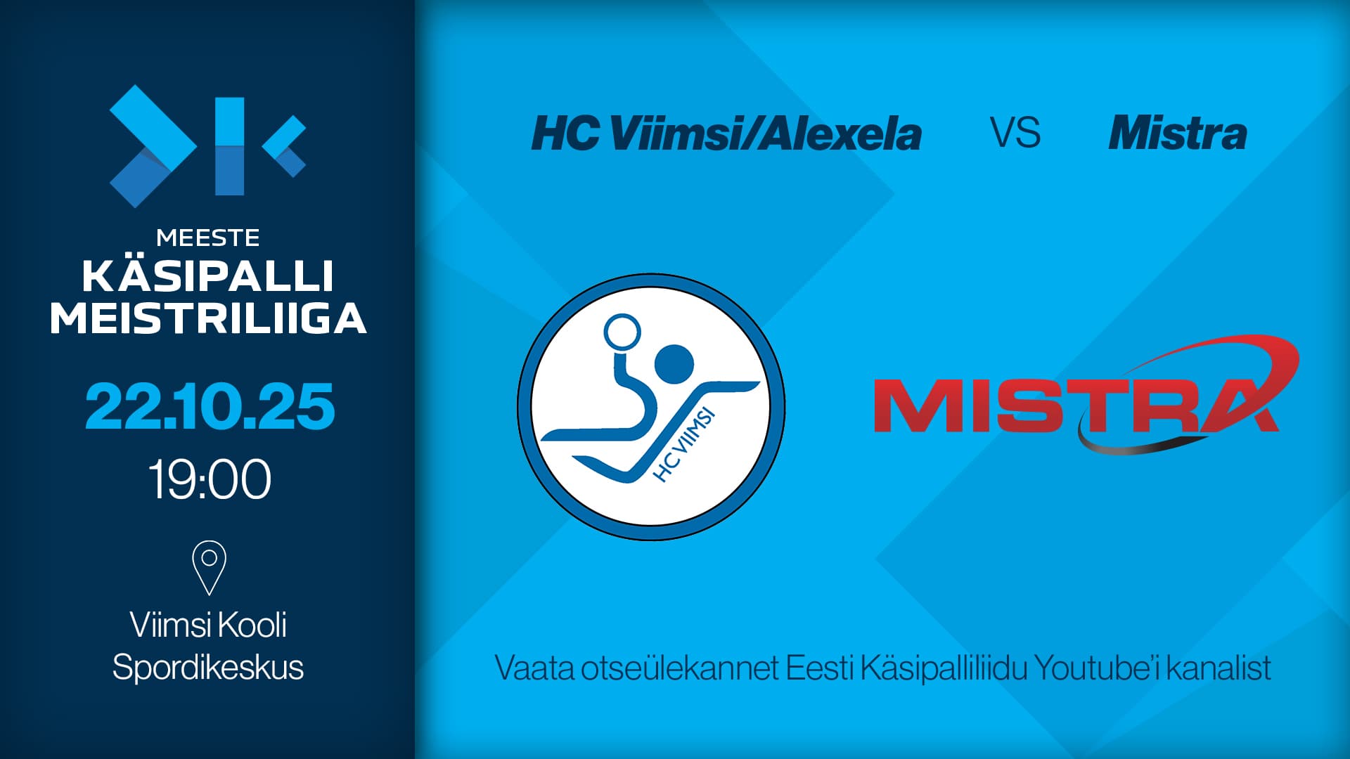 Vaata otse 2026 Eesti meistrivõistluste meeste meistriliiga kohtumist