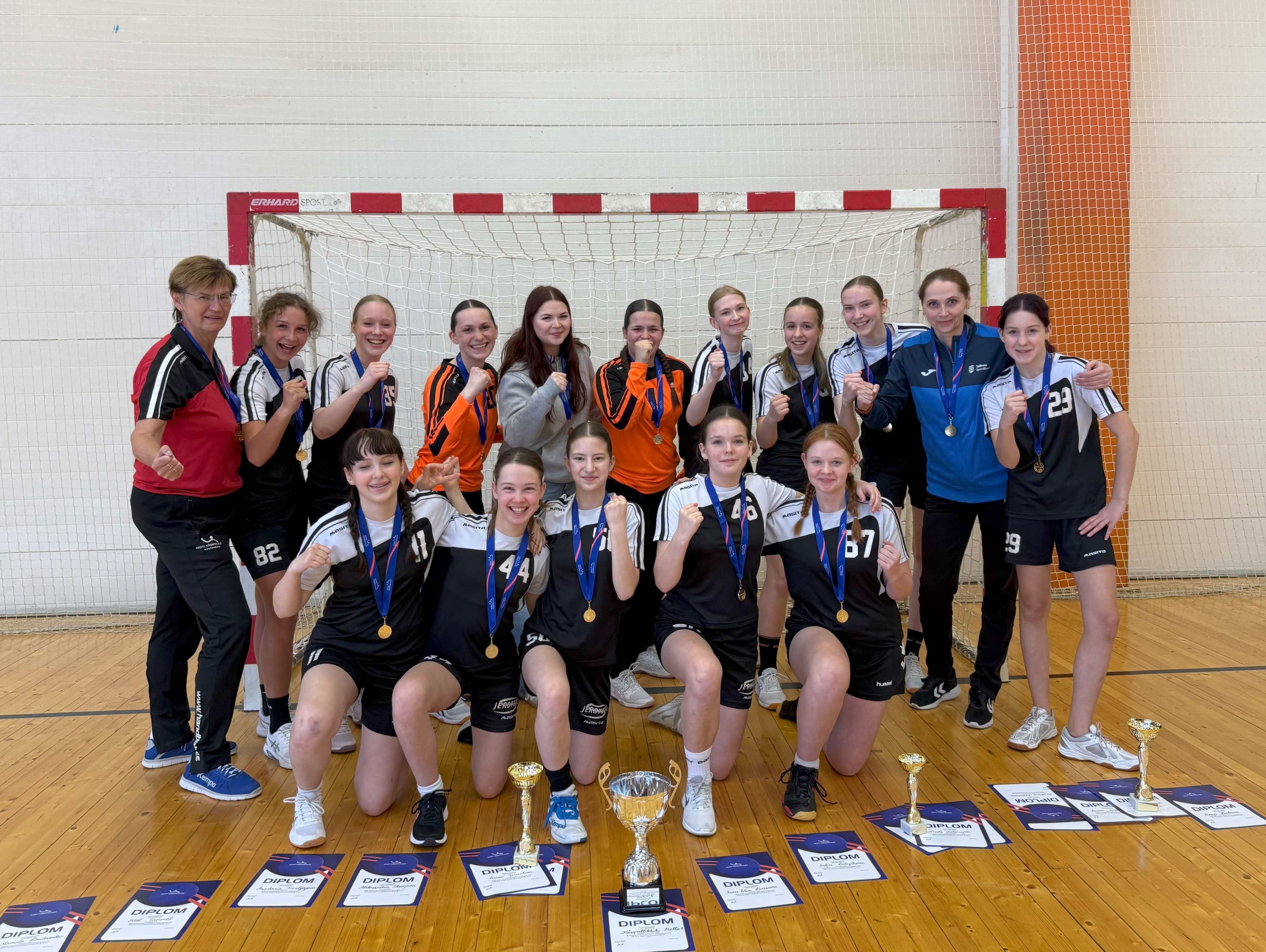 Käsipalliklubi Mella 1 võistkond on 2025 Eesti meister tütarlaste U15 käsipallis