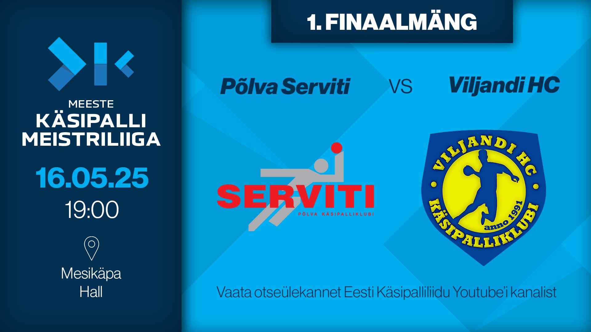Vaata 2025 Eesti meistrivõistluste meeste meistriliiga finaalseeria avakohtumist