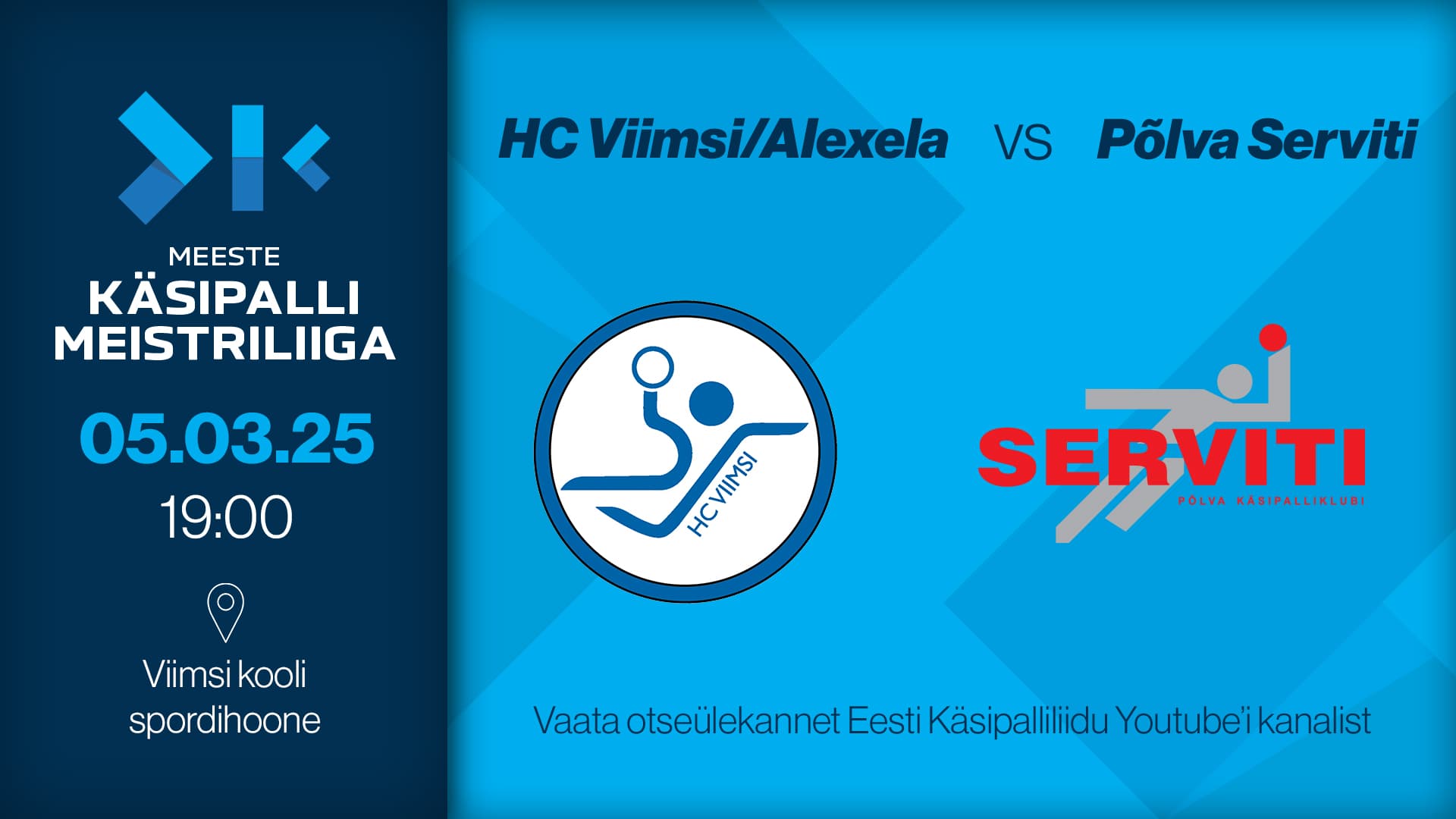 Vaata 2025 Eesti meistrivõistluste meeste meistriliiga kohtumist