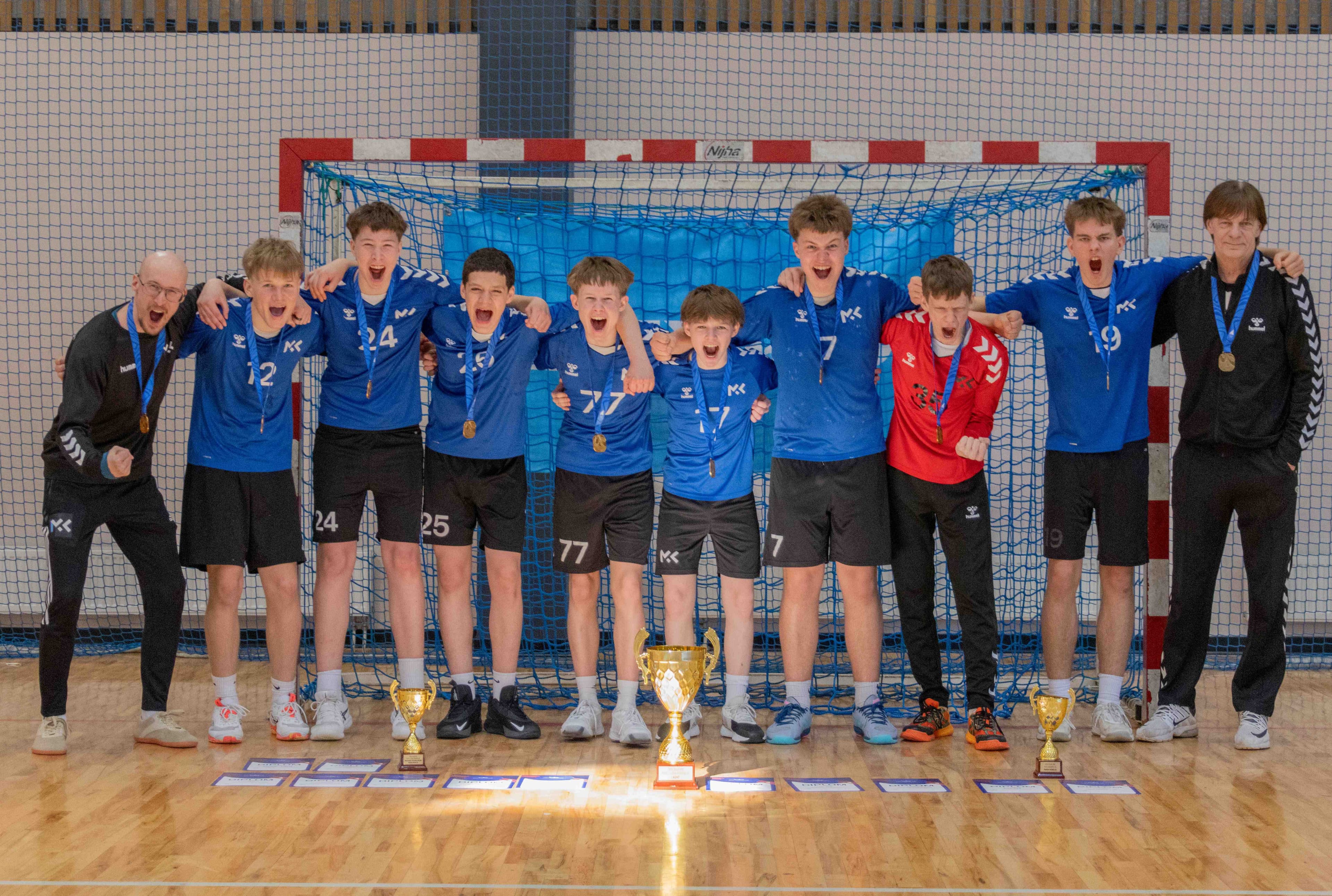 Mustamäe Käsipalliklubi võistkond on 2026 Eesti meister noormeeste U15 käsipallis