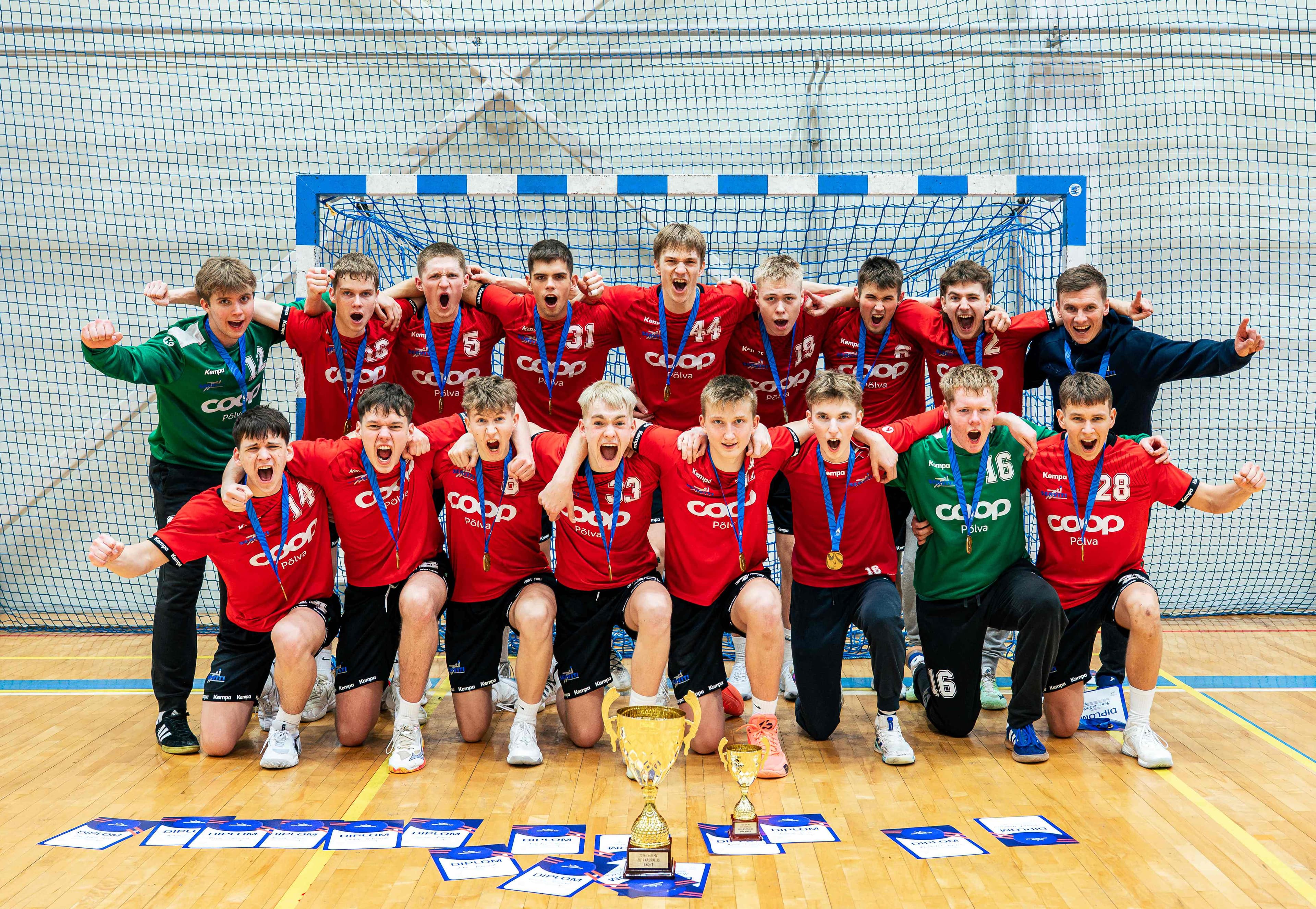 Põlva KPK/Põlva SK võistkond on 2026 Eesti meister noormeeste U19 käsipallis